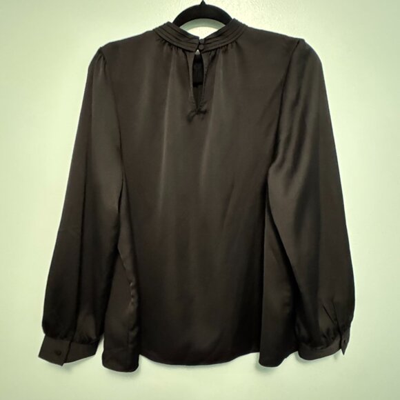 🖤 J.Crew Black Satin Top - SIze Large 🖤0048 - Picture 3 of 4